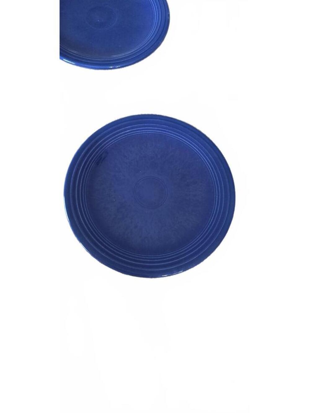Vintage Fiesta Cobalt Blue Salad Plates Set of 2